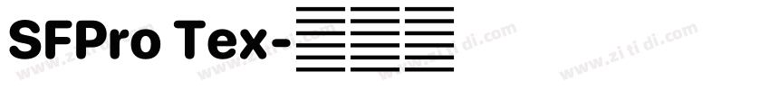 SFPro Tex字体转换